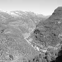 Buy canvas prints of Norway in Black and White by Mark ODonnell