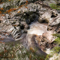 Buy canvas prints of River Flowing Through The Gorge At Randolphs Leap by Peter Greenway