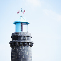 Buy canvas prints of The Harbour Lighthouse in Teignmouth, Devon by Peter Greenway
