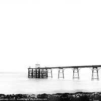 Buy canvas prints of The Victorian Pier In Clevedon In Long Exposure by Peter Greenway