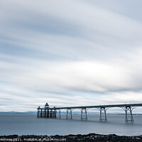 Buy canvas prints of The Victorian Pier In Clevedon In Long Exposure by Peter Greenway