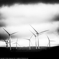 Buy canvas prints of Wind Turbines In The Scottish Highlands  by Peter Greenway