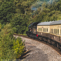 Buy canvas prints of GWR Steam Train Paignton, Devon England by Peter Greenway