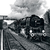 Buy canvas prints of Vintage Steam Train - Watercess Line by Peter Greenway