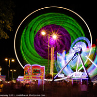 Buy canvas prints of ST GILES FAIR FAIRGROUND FUNFAIR OXFORD  by Peter Greenway
