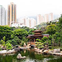 Buy canvas prints of Nan Lian Gardens - Hong Kong by Peter Greenway