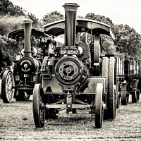 Buy canvas prints of Burrell Road Locomotive at Bloxham Steam Rally by Peter Greenway