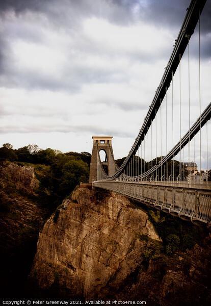 Clifton Suspension  Bridge Avon Picture Board by Peter Greenway