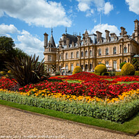 Buy canvas prints of The Parterre At The Manor In Waddesdon In Full Bloom by Peter Greenway