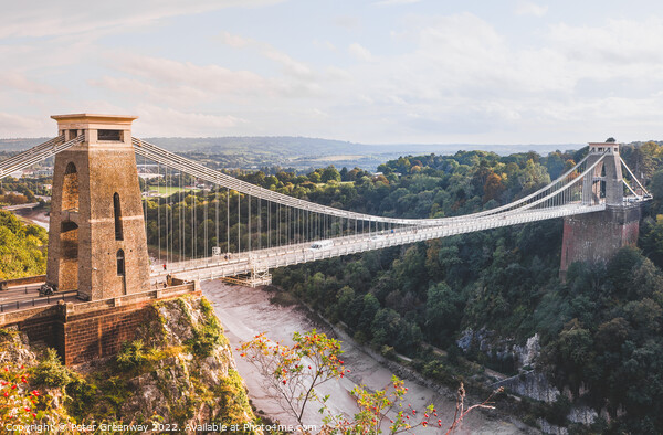 A Late Winter Afternoon At Clifton Suspension  Bridge Avon Picture Board by Peter Greenway