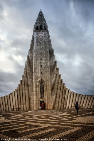 Hallgrimskirkja Church, Reykjavik, Iceland Picture Board by Peter Greenway