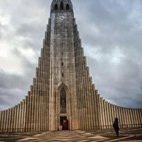 Buy canvas prints of Hallgrimskirkja Church, Reykjavik, Iceland by Peter Greenway