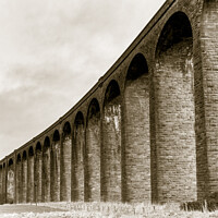 Buy canvas prints of The Naim Railway Viaduct Between Daviot & Culloden, Scotland by Peter Greenway