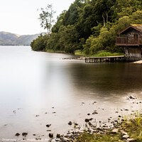 Buy canvas prints of The Duke Of Portland Boathouse, Ullswater In The L by Peter Greenway