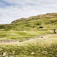 Buy canvas prints of Dry Stone Wall At Honiston Pass, Lake District by Peter Greenway