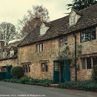 Buy canvas prints of The Quintessential English Village Of Snowshill In The Cotswolds by Peter Greenway
