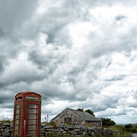 Buy canvas prints of Abandoned Red Telephone Box On Dartmoor, Devon by Peter Greenway