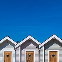 Buy canvas prints of Iconic Beach Huts On The Seafront At Shaldon, Devon by Peter Greenway