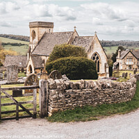 Buy canvas prints of The Quintessential English Village Of Snowshill In The Cotswolds by Peter Greenway