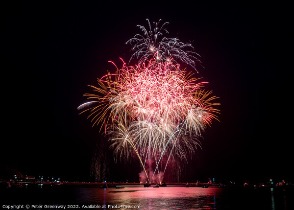 2022 British Firework Championships From The Queen Picture Board by Peter Greenway