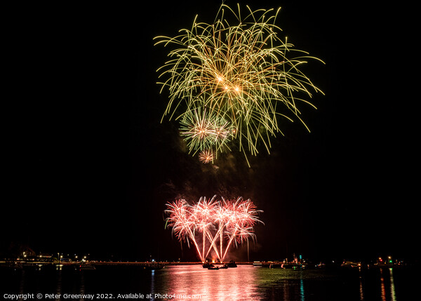 2022 British Firework Championships From The Queen Picture Board by Peter Greenway