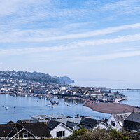 Buy canvas prints of Teignmouth From Shaldon's Botanic Garden by Peter Greenway