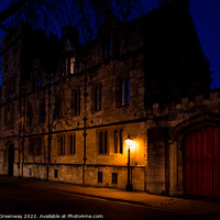 Buy canvas prints of Oxford City Centre After Dark During Lockdown by Peter Greenway