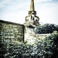 Buy canvas prints of Pinnacle On Top of A Corner Of A Wall In The Garde by Peter Greenway