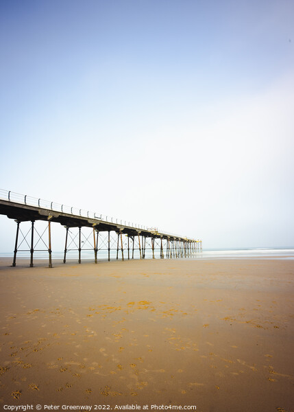 The Pier At Saltburn-by-the-Sea On The North Yorkshire Coast On  Picture Board by Peter Greenway