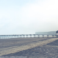 Buy canvas prints of The Pier At Saltburn-by-the-Sea On The North Yorkshire Coast On  by Peter Greenway