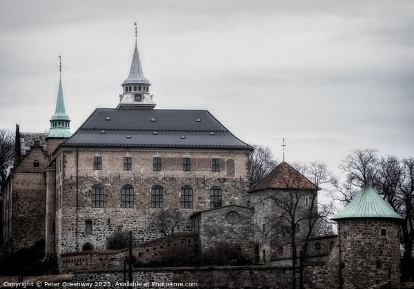Akershus Fortress Medieval Castle, Oslo, Norway Picture Board by Peter Greenway