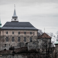 Buy canvas prints of Akershus Fortress Medieval Castle, Oslo, Norway by Peter Greenway