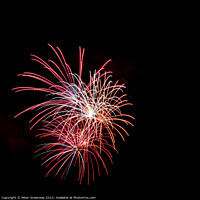 Buy canvas prints of British Firework Championships Fireworks From 'Dev by Peter Greenway