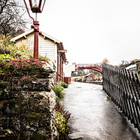 Buy canvas prints of Passenger Platform Entrance To Goathland Period Ra by Peter Greenway