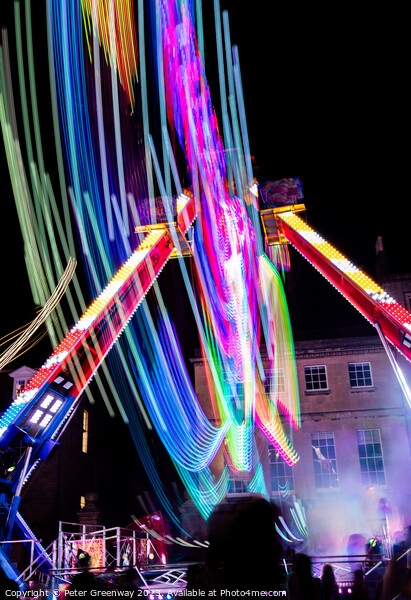 The 'Vortex' Ride At The Historic Annual Street Fair In St Giles, Oxford Picture Board by Peter Greenway