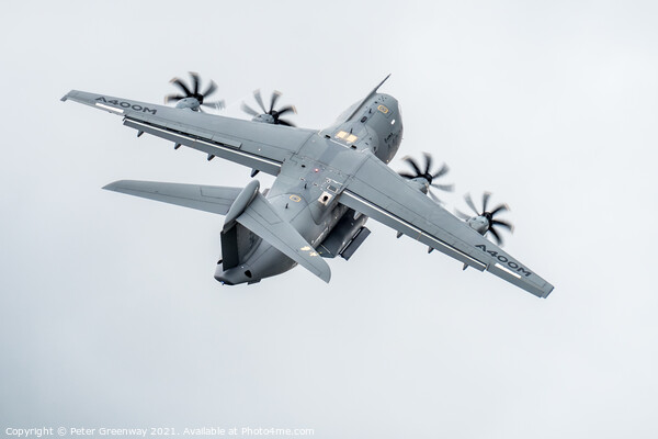 Airbus A400M Displaying At Farnborough International Airshow Picture Board by Peter Greenway