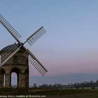 Buy canvas prints of The Icon Chesterton Windmill On A Winters Afternoon by Peter Greenway