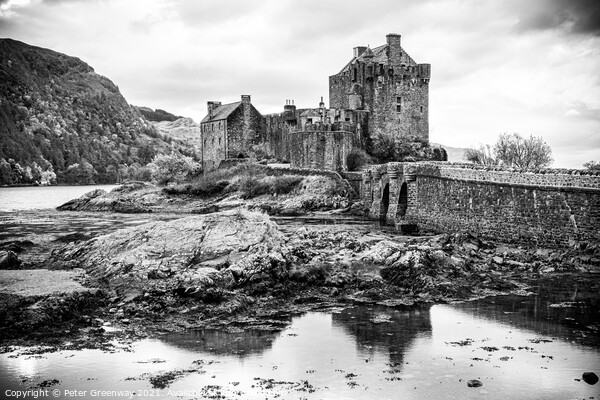 Eilean Donan Castle in The Scottish Highlands Picture Board by Peter Greenway