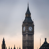 Buy canvas prints of Sunset Over 'Big Ben' & Houses Of Parliament In Lo by Peter Greenway