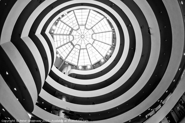 The Guggenheim Museum Atrium & Roof Picture Board by Peter Greenway