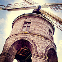 Buy canvas prints of The Chesterton Windmill On A Winters Afternoon by Peter Greenway