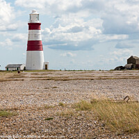 Buy canvas prints of Orford Ness Lighthouse, Suffolk by Peter Greenway