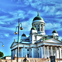 Buy canvas prints of   Helsinki Cathedral 2 by Gö Vān