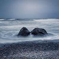 Buy canvas prints of Two Rocks in the ocean by Chuck Koonce