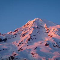 Buy canvas prints of Mt Rainier at Sunset by Chuck Koonce