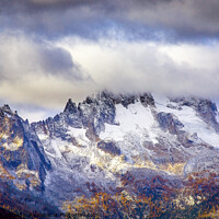 Buy canvas prints of Mt Robertson Washing State USA by Chuck Koonce