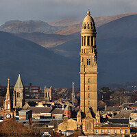 Buy canvas prints of Victoria Tower, Greenock, Scotland  by campbell skinner