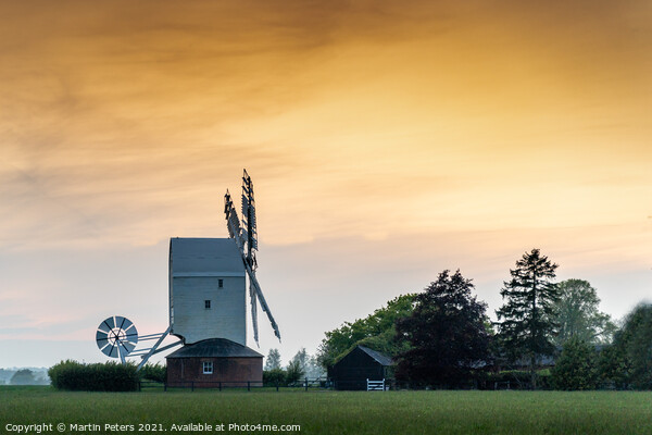 Aythorpe Roding Windmill  Picture Board by Martin Yiannoullou