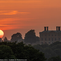 Buy canvas prints of Majestic Sunset at Copped Hall by Martin Yiannoullou