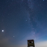 Buy canvas prints of Bradwell on Sea Milky Way  by Martin Yiannoullou